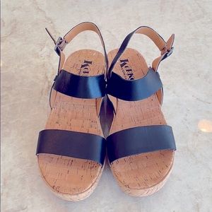 Korks by Kork-Ease wedge sandals size 8